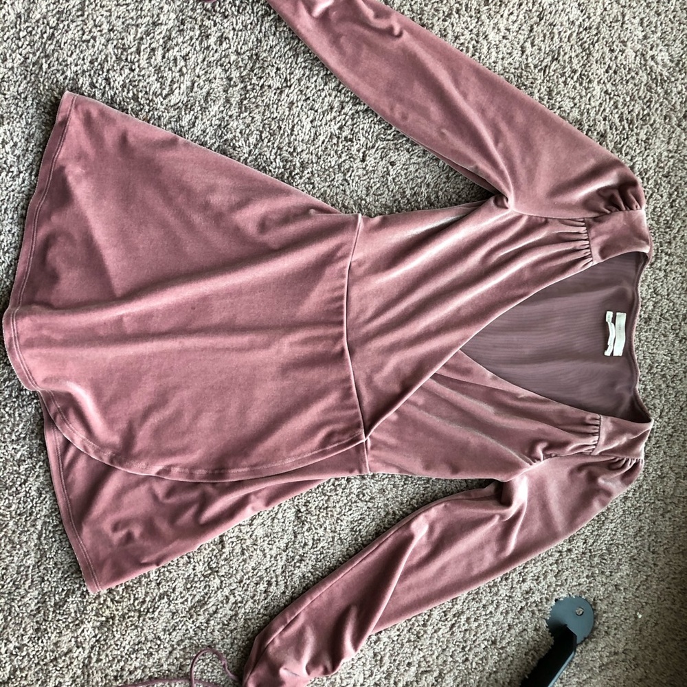 Pink Velvet Romper